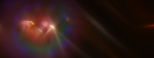 abstract image of lens flare. light leaks