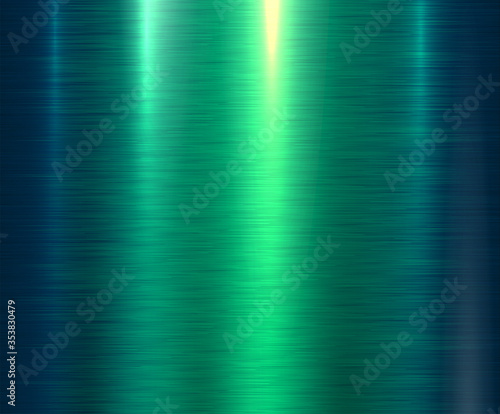 Cuadros en Lienzo Metal green texture background, brushed metallic texture plate.