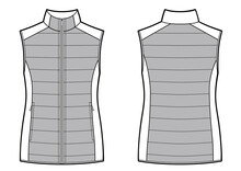 A Vector Illustration Of Sport Waistcoat