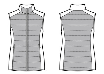 Wall Mural - A Vector Illustration of Sport Waistcoat