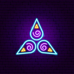 Canvas Print - Spiritual Neon Sign