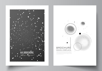 vector layout of a4 format cover mockups design templates for brochure, flyer layout, booklet, cover