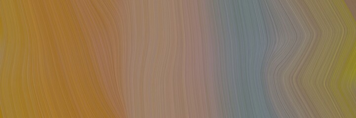 Aufkleber - abstract colorful header design with pastel brown, brown and sienna colors. fluid curved lines with dynamic flowing waves and curves for poster or canvas