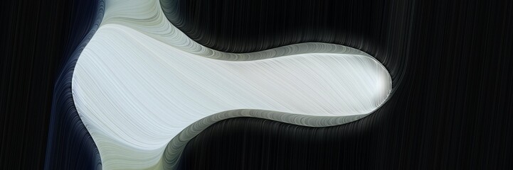 Poster - abstract dynamic header design with very dark pink, light gray and black colors. fluid curved flowing waves and curves for poster or canvas