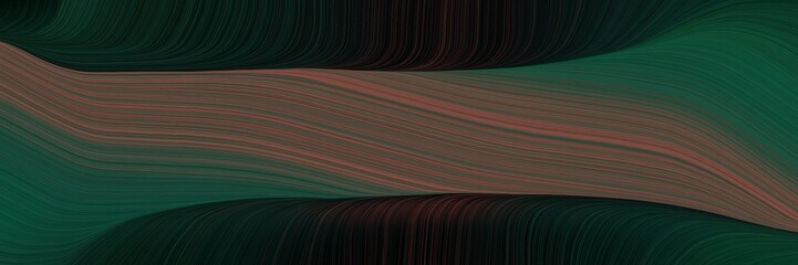 Leinwandbilder - abstract surreal banner design with very dark blue, old mauve and sienna colors. fluid curved lines with dynamic flowing waves and curves for poster or canvas