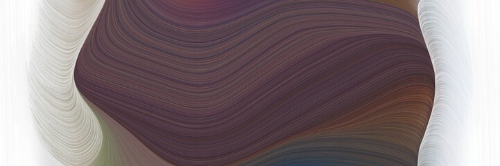 Leinwandbilder - abstract artistic header with old mauve, light gray and dark gray colors. fluid curved lines with dynamic flowing waves and curves for poster or canvas