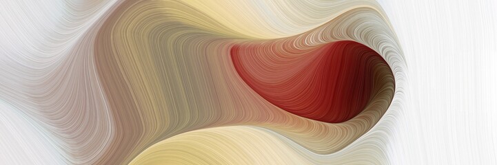 Leinwandbilder - abstract colorful banner design with pastel gray, saddle brown and gray gray colors. fluid curved lines with dynamic flowing waves and curves for poster or canvas