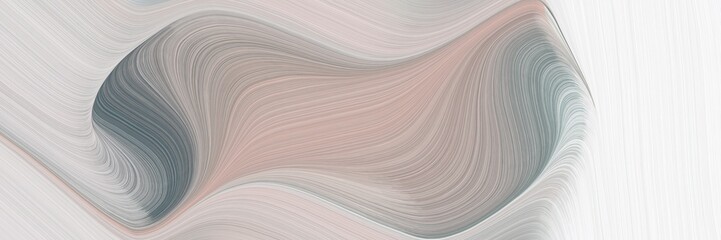 Aufkleber - abstract colorful header design with pastel gray, light gray and dim gray colors. fluid curved flowing waves and curves for poster or canvas