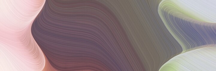 Aufkleber - abstract dynamic banner with dim gray, light gray and dark gray colors. fluid curved lines with dynamic flowing waves and curves for poster or canvas