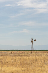  Farm in the Central Valley of California during drought.