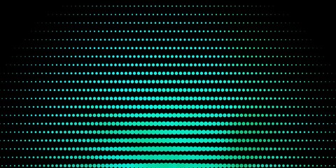 Wall Mural - Dark Green vector backdrop with dots. Abstract illustration with colorful spots in nature style. New template for a brand book.