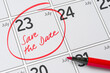 © Zerbor - Save the Date written on a calendar - July 23