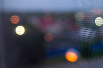 lights, light, color, blur