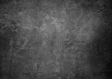 Gray Grunge Concrete Backgroud With Rough Texture