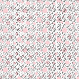 Fototapeta Na sufit - Abstract seamless background with polka dots and lines.  Pink polka dot. Background with geometric shapes.