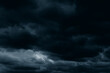 © Сyrustr - Stormy rain big fluffy clouds. Dark sky. Natural scenic abstract background. Weather changes backdrop. Sky filled with voluminous clouds.