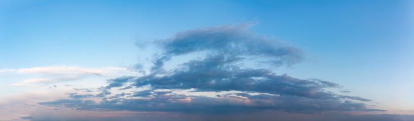 Wall Mural - fantastic clouds at sunrise