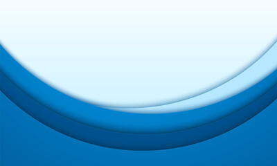 Wall Mural - abstract blue background, circular overlay