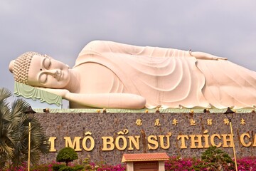 Poster - buddha statue in Mekong Delta.