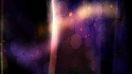 Wall Mural - 4k abstract color background made of particles and bokeh effect
