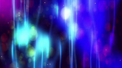 Wall Mural - 4k abstract color background made of particles and bokeh effect