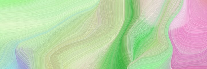Leinwandbilder - beautiful and smooth beautiful elegant graphic with pastel gray, moderate green and pastel violet color. modern waves background design