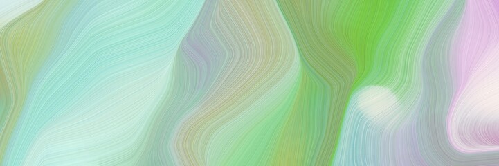 Aufkleber - beautiful and smooth beautiful elegant graphic with pastel blue, moderate green and pastel pink color. abstract waves illustration
