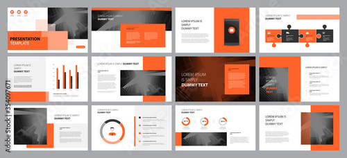 Cuadros en Lienzo template presentation design and page layout design for brochure ,book , magazin