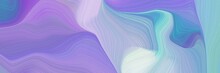 Beautiful And Smooth Curvy Background Illustration With Light Pastel Purple, Medium Purple And Powder Blue Color