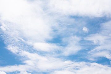 Wall Mural - clouds and blue sky in the weather day outdoor nature environment abstract background