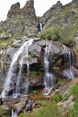 Poster - Cascada de Litueros,  Somosierra, España