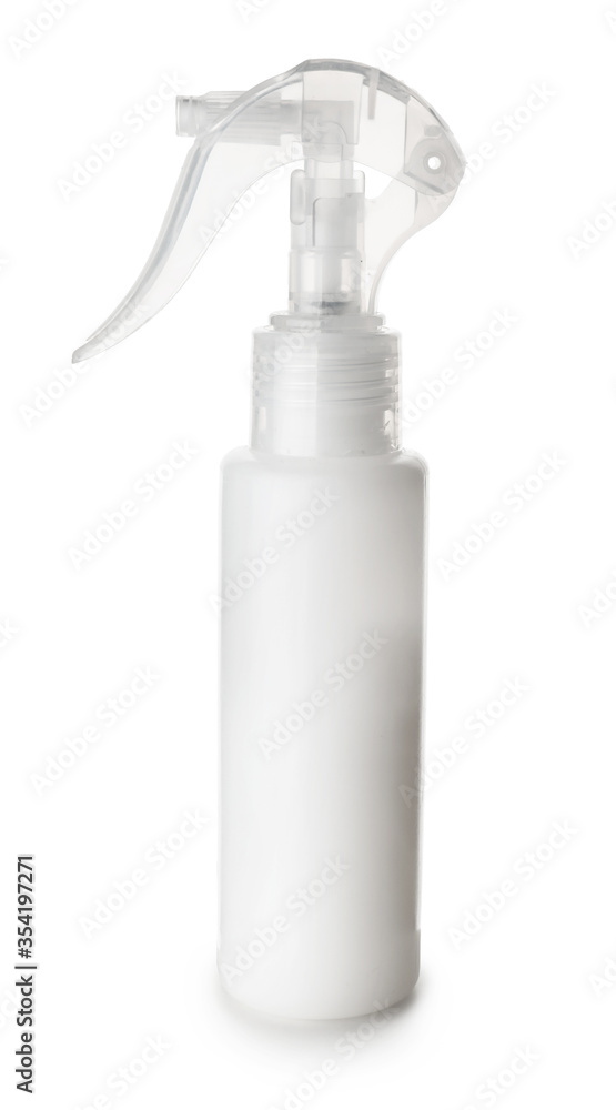 Hair spray on white background