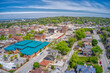 Aerial View of Downtown Council Bluffs, Iowa