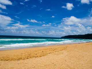 Wall Mural - The beach is located in Phuket, Thailand