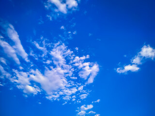 Wall Mural - blue sky background with clouds