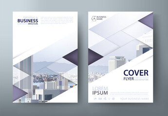 Annual report brochure flyer design template, Leaflet presentation, book cover. layout in A4 size. Vector