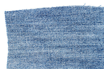 Sticker - Piece of light blue jeans fabric