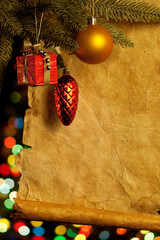 Wall Mural - christmas lights, abstract background