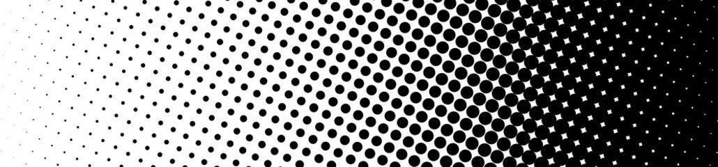 Poster - dots background. halftone dots seamless pattern. polka dot pattern. vector illustration