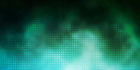 Wall Mural - Light Blue, Green vector layout with circle shapes. Abstract colorful disks on simple gradient background. Pattern for websites.