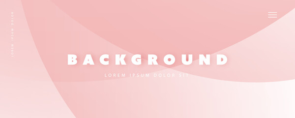 Wall Mural - Abstract Pink Minimal Geometric Pattern Background, Multi Purpose Template, Gradient Shapes Composition, Futuristic Poster, Header or Landing Page Design - Vector Illustration
