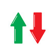 © magnoliya1966 - Up and down arrows icon isolated on white background. Vector illustration
