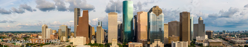 Fotomural Aerial Views Of The City Of Charlotte, North Carolina