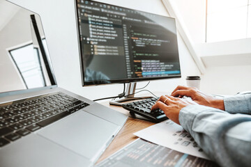 developing programmer development website design and coding technologies working in software company