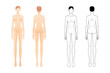© Vectoressa - Fashion template of standing women.