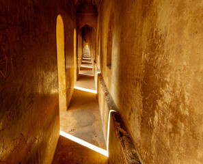 Poster - Inside the Bhulbhulaiya maze in the Bara Imambara in Lucknow