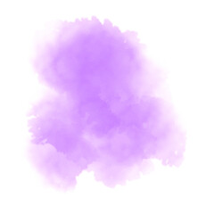 Poster - purple watercolor splash