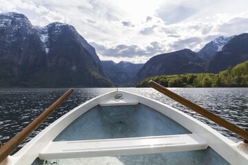 boat in the lake