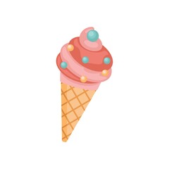 Wall Mural - Ice cream cone