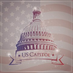 Canvas Print - US capitol